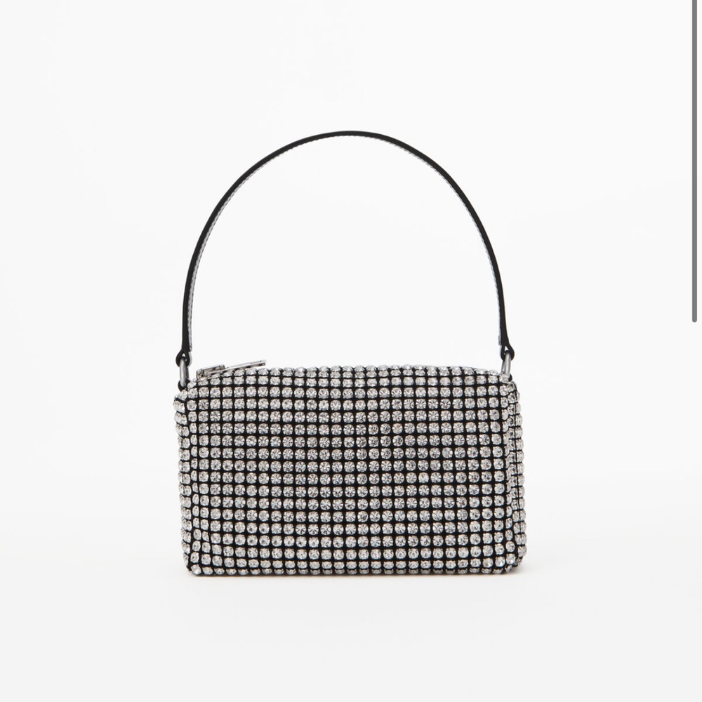 Alexander Wang heiress pouch in crystal mesh